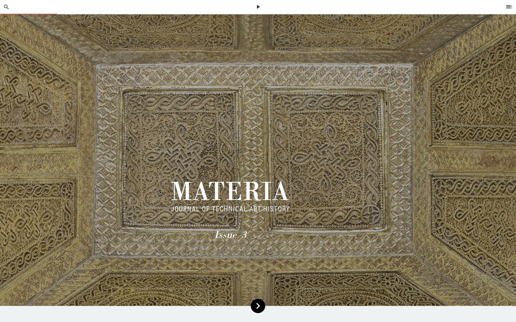 Materia: Journal of Technical Art History Issue 3