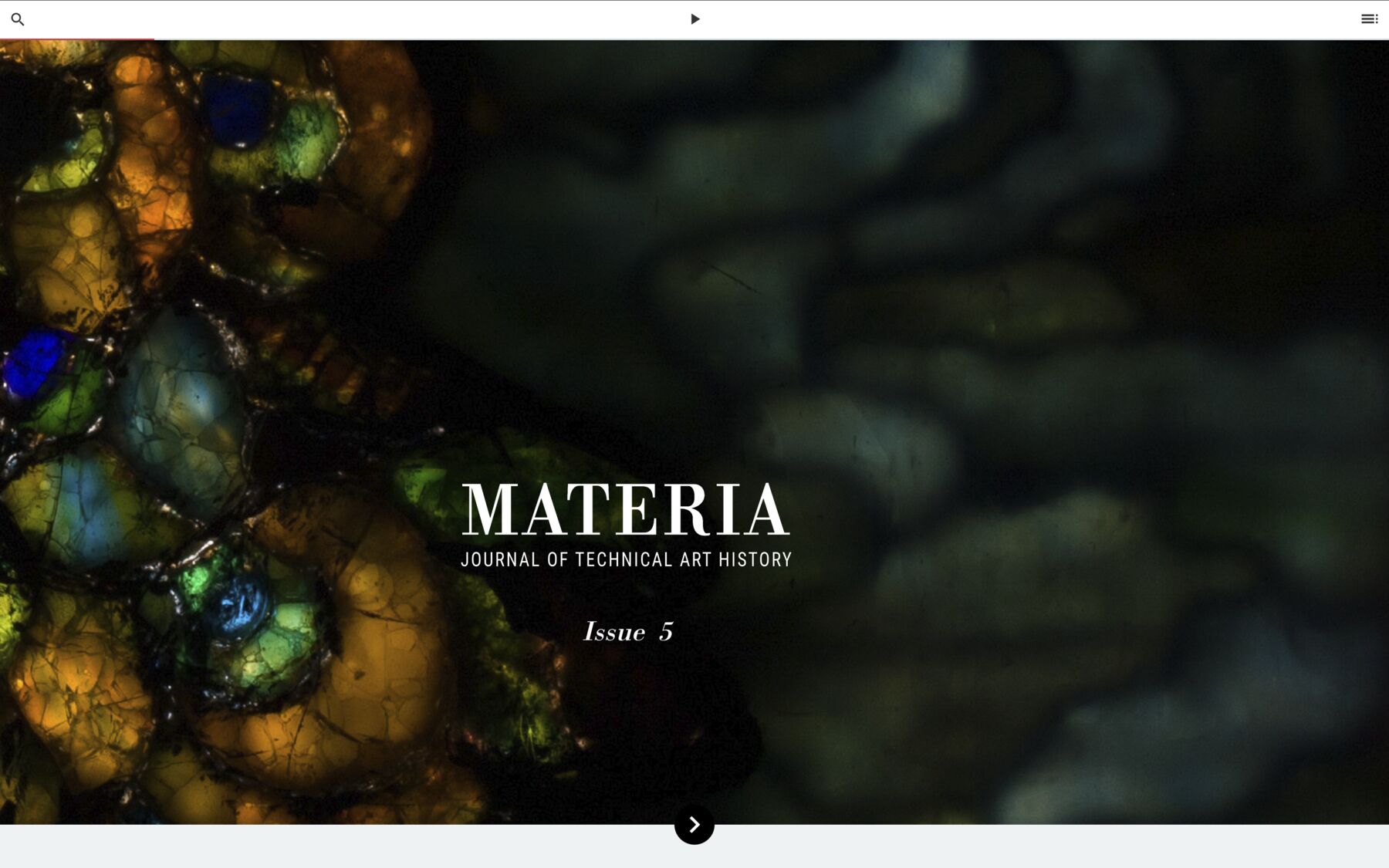 Materia: Journal of Technical Art History, Issue 5