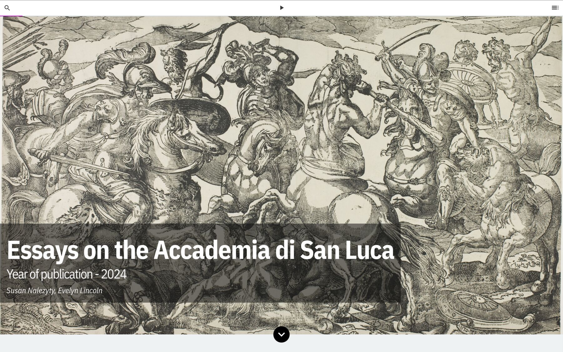 Essays on the Accademia di San Luca: Year of publication - 2024. Susan Nalezyty, Evelyn Lincoln